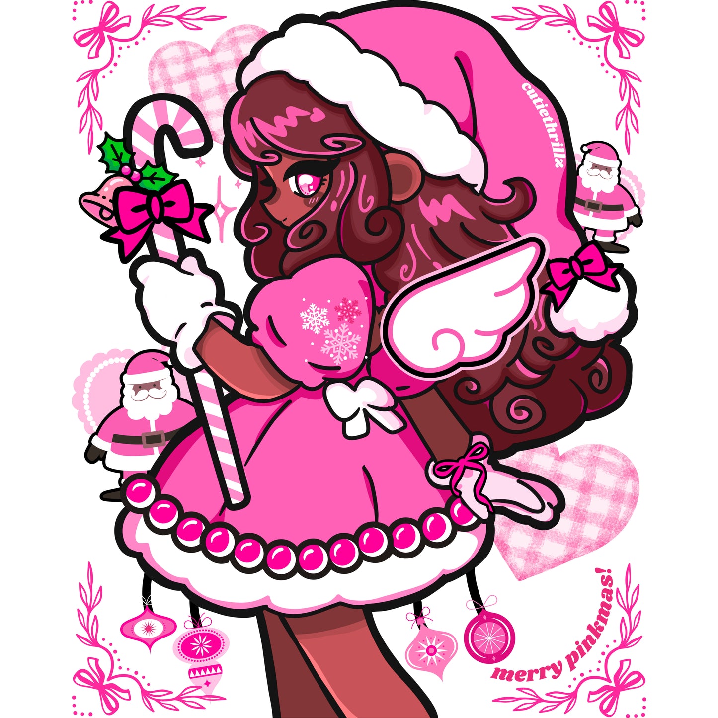 Pinkmas holiday Card gift