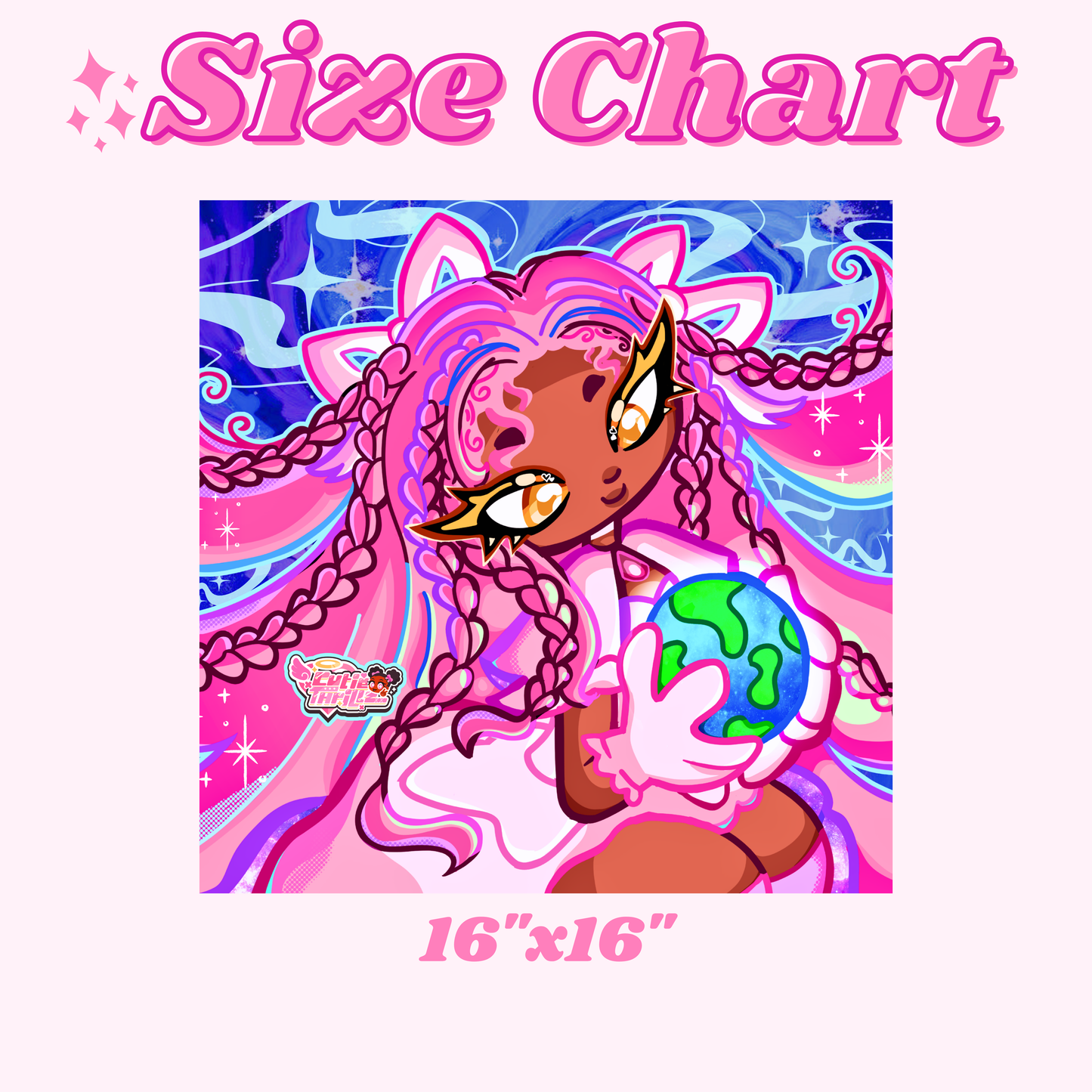 Blasian Madoka Magica Art Print poster