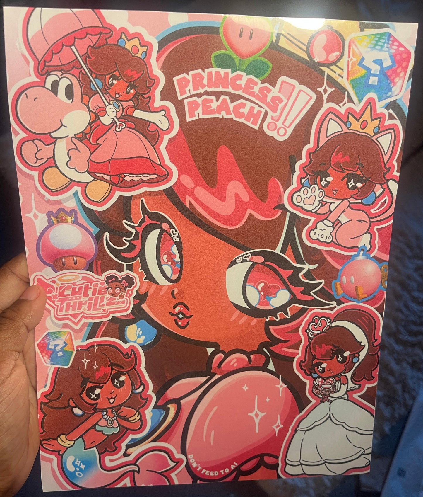 Princess Peach art print