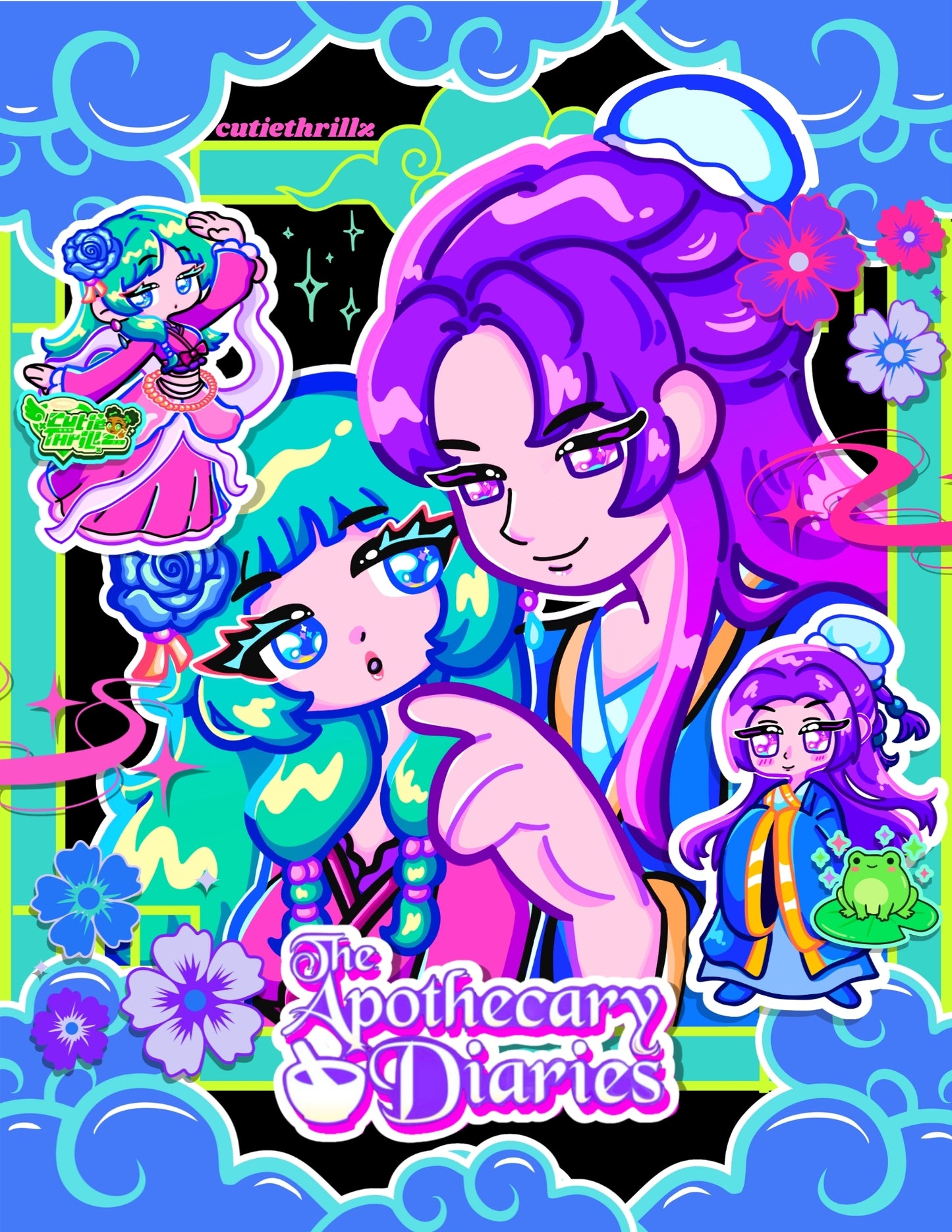 The Apothecary Diaries Maomao and Jinshi Art Print