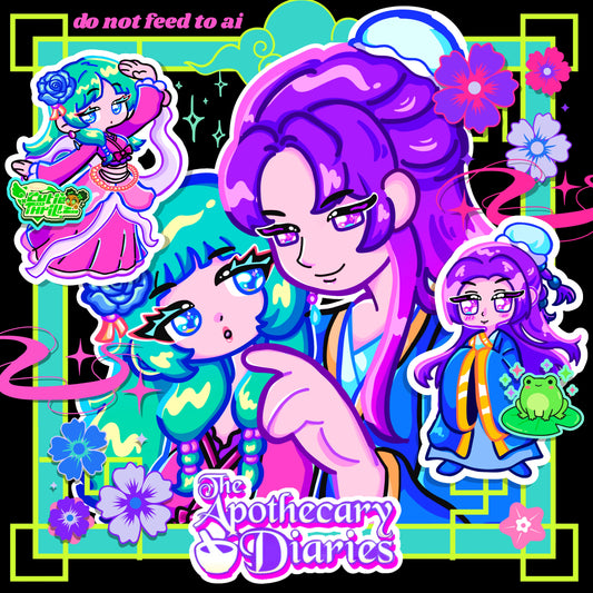 The Apothecary Diaries Maomao and Jinshi Art Print