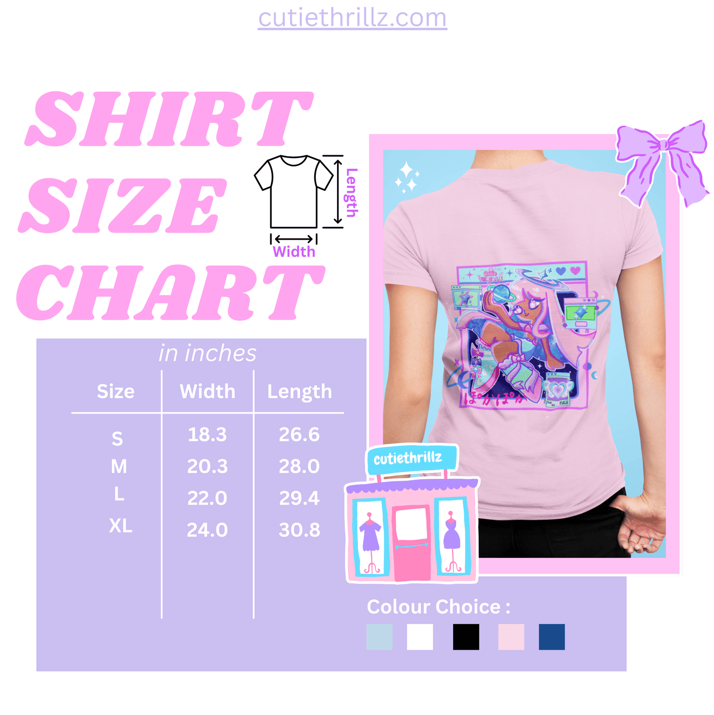 Kawaii Anime Graphic T-Shirt