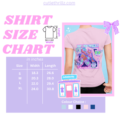 Kawaii Anime Graphic T-Shirt