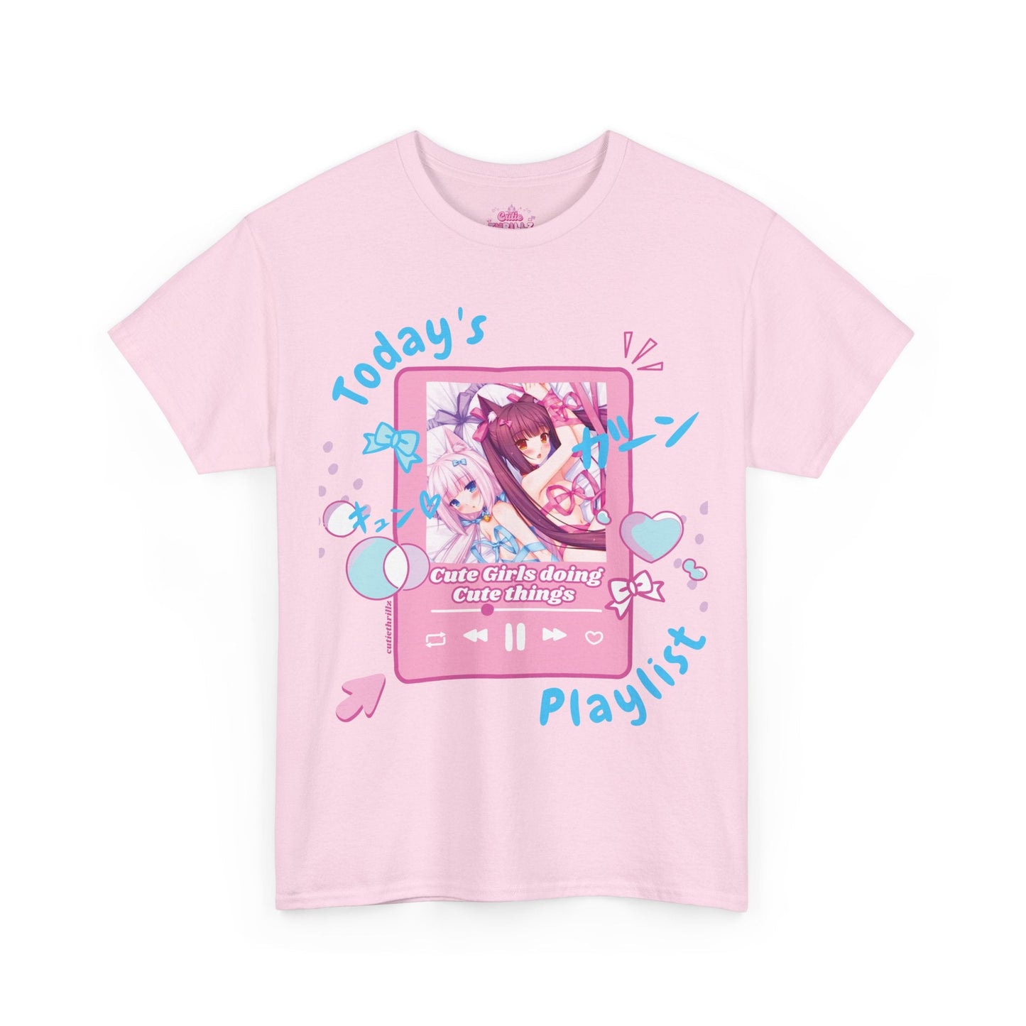 Anime Nekopara T-Shirt with Cute Pastel Design