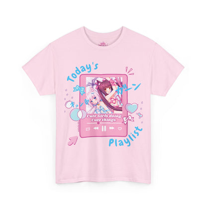 Anime Nekopara T-Shirt with Cute Pastel Design