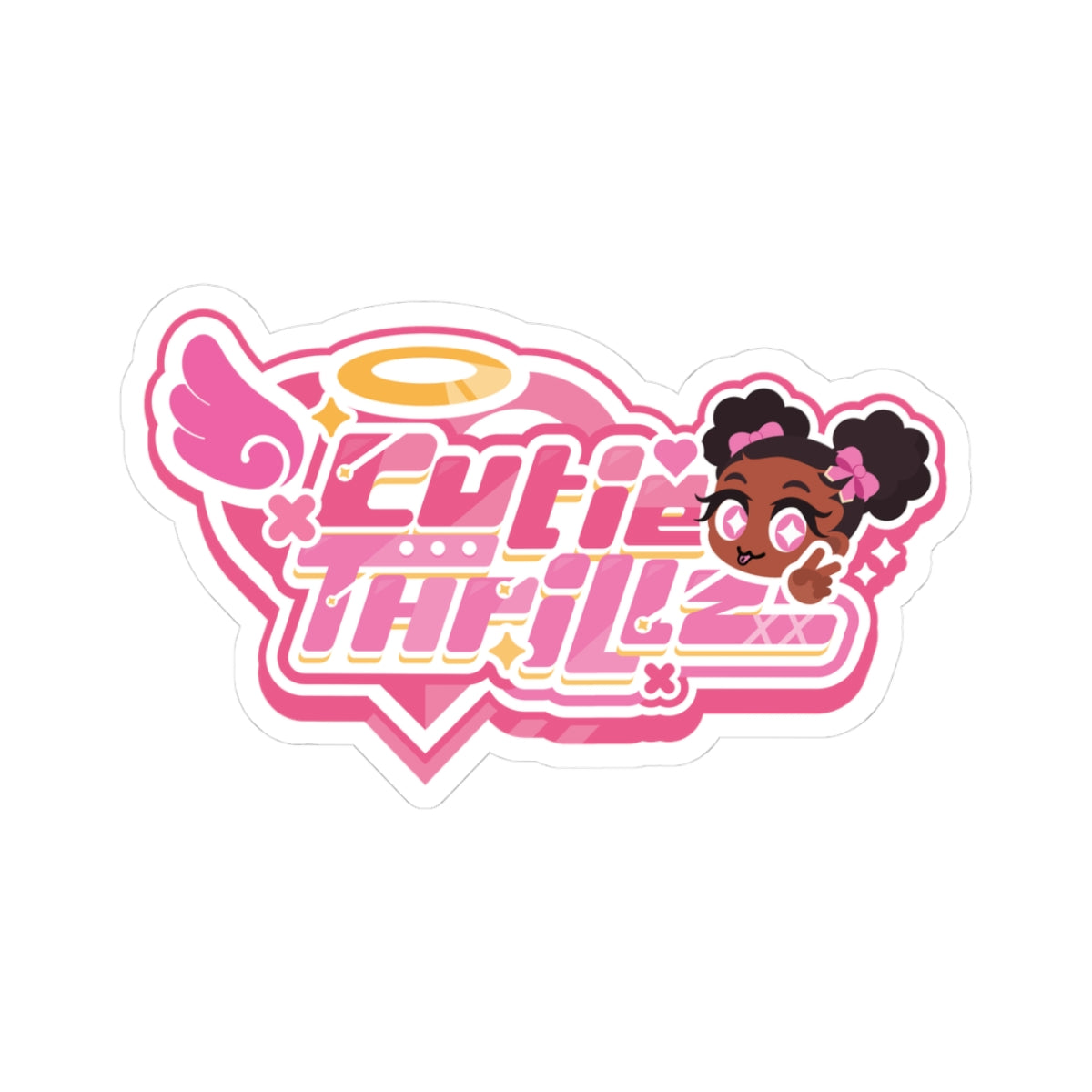 Cutiethrillz Kiss-Cut Sticker
