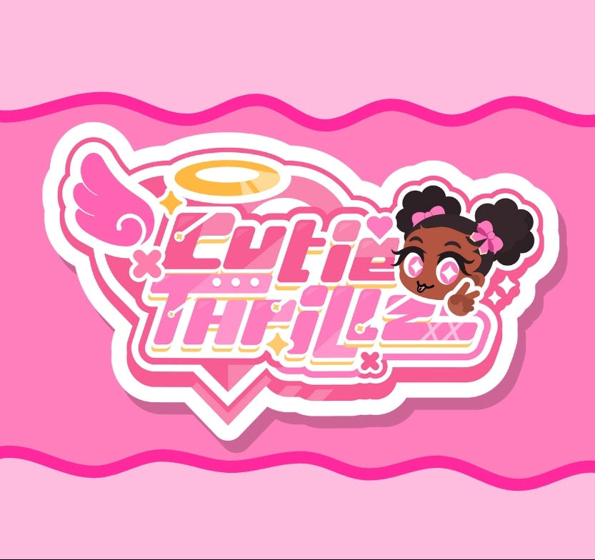 Cutiethrillz Kiss-Cut Sticker