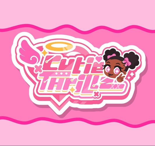 Cutiethrillz Kiss-Cut Sticker