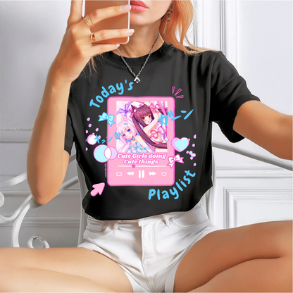 Anime Nekopara T-Shirt with Cute Pastel Design