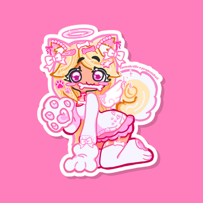 Kawaii puppy girl Sticker (projectskaii collab)