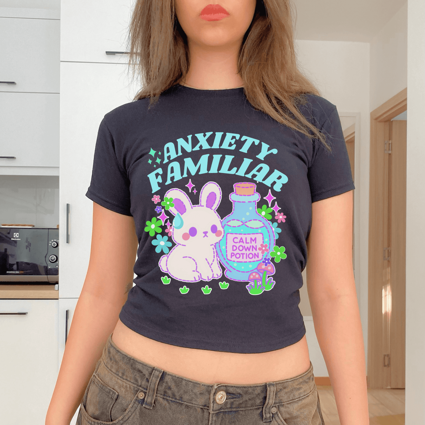 Anxiety Bunny Shirt - Unisex Comfortwear