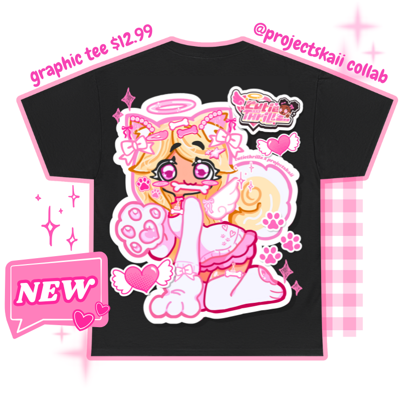 Kawaii puppy girl tshirt (projectskaii collab)