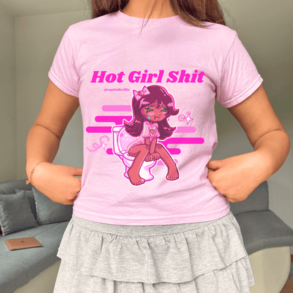 Trendy Hot Girl Sh*t T-shirt for Y2K Fashion Lovers
