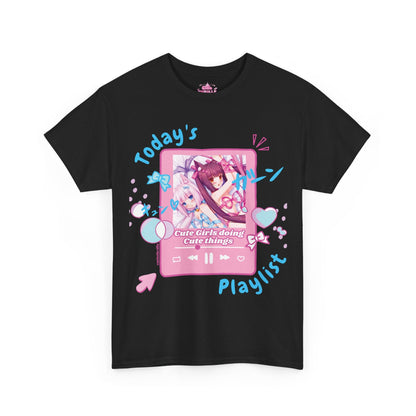 Anime Nekopara T-Shirt with Cute Pastel Design