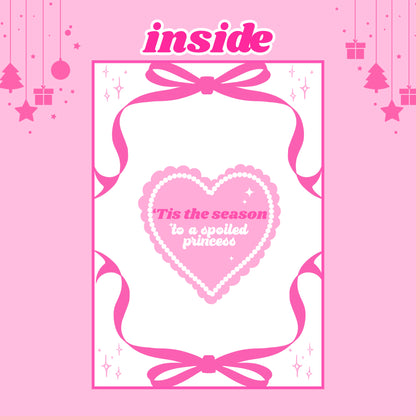 Pinkmas holiday Card gift