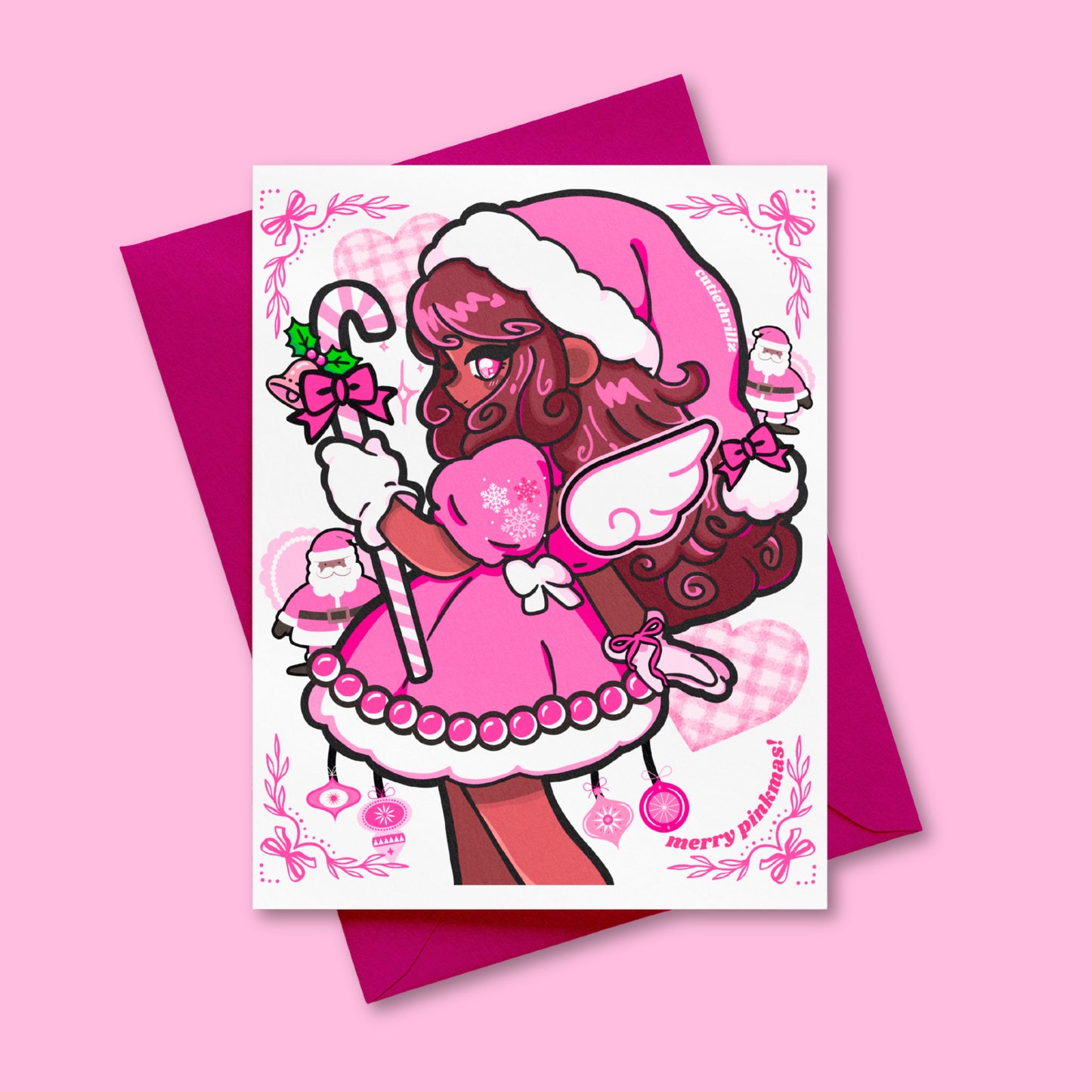 Pinkmas holiday Card gift