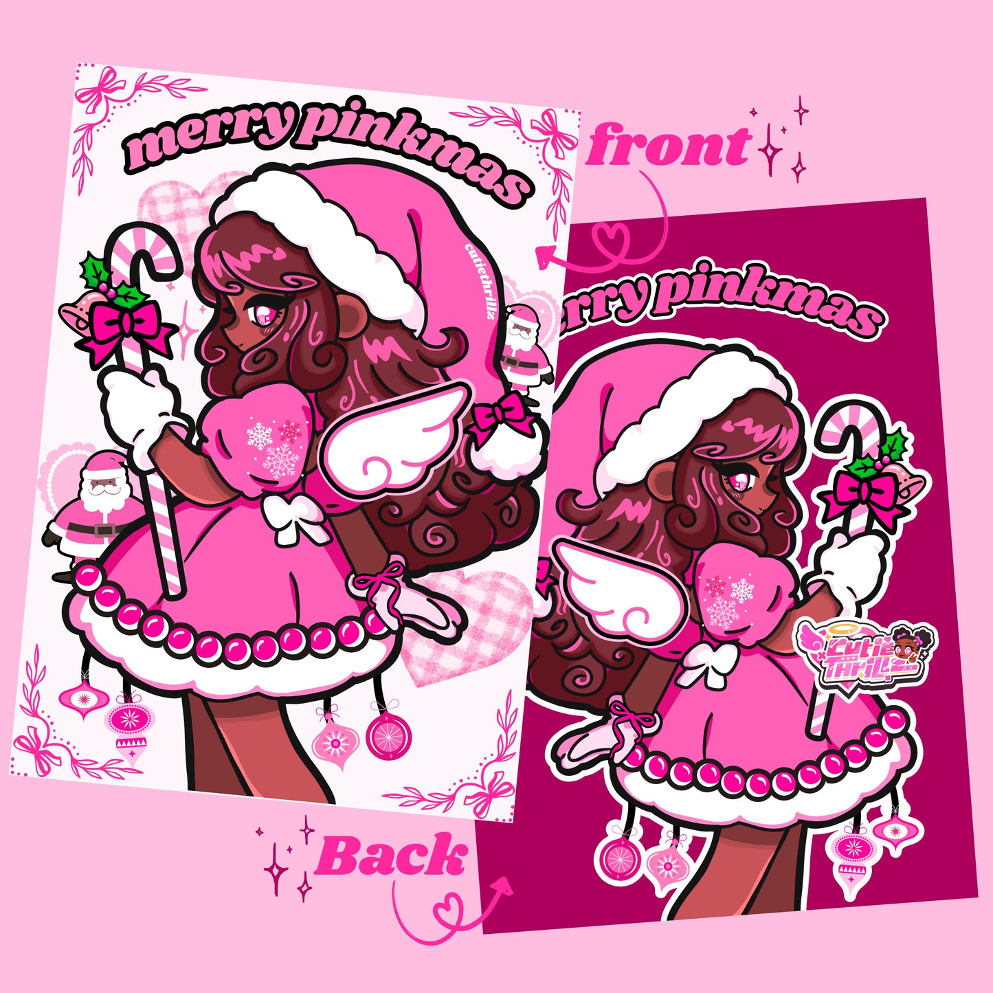 Pinkmas holiday Card gift