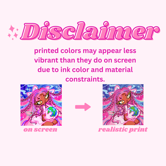 Blasian Madoka Magica Art Print poster