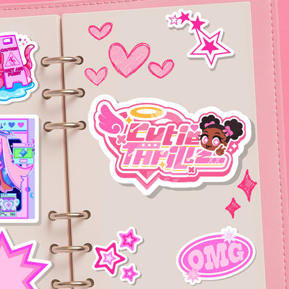 Cutiethrillz Kiss-Cut Sticker