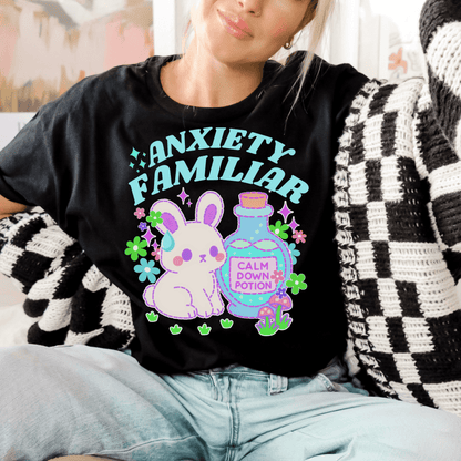 Anxiety Bunny Shirt - Unisex Comfortwear