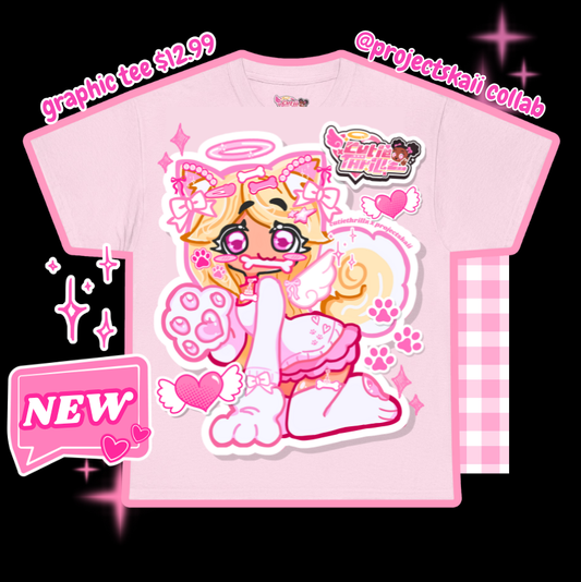 Kawaii puppy girl tshirt (projectskaii collab)