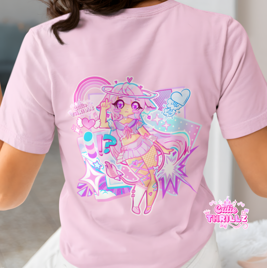 Kawaii Anime Graphic Tee for Casual Style