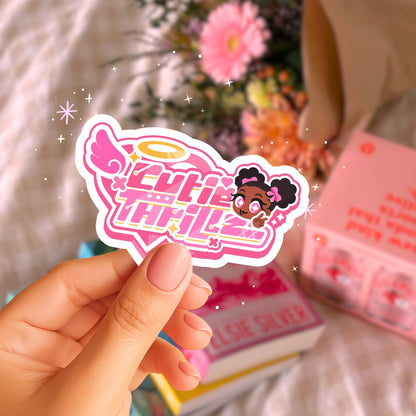 Cutiethrillz Kiss-Cut Sticker