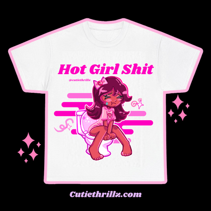 Trendy Hot Girl Sh*t T-shirt for Y2K Fashion Lovers