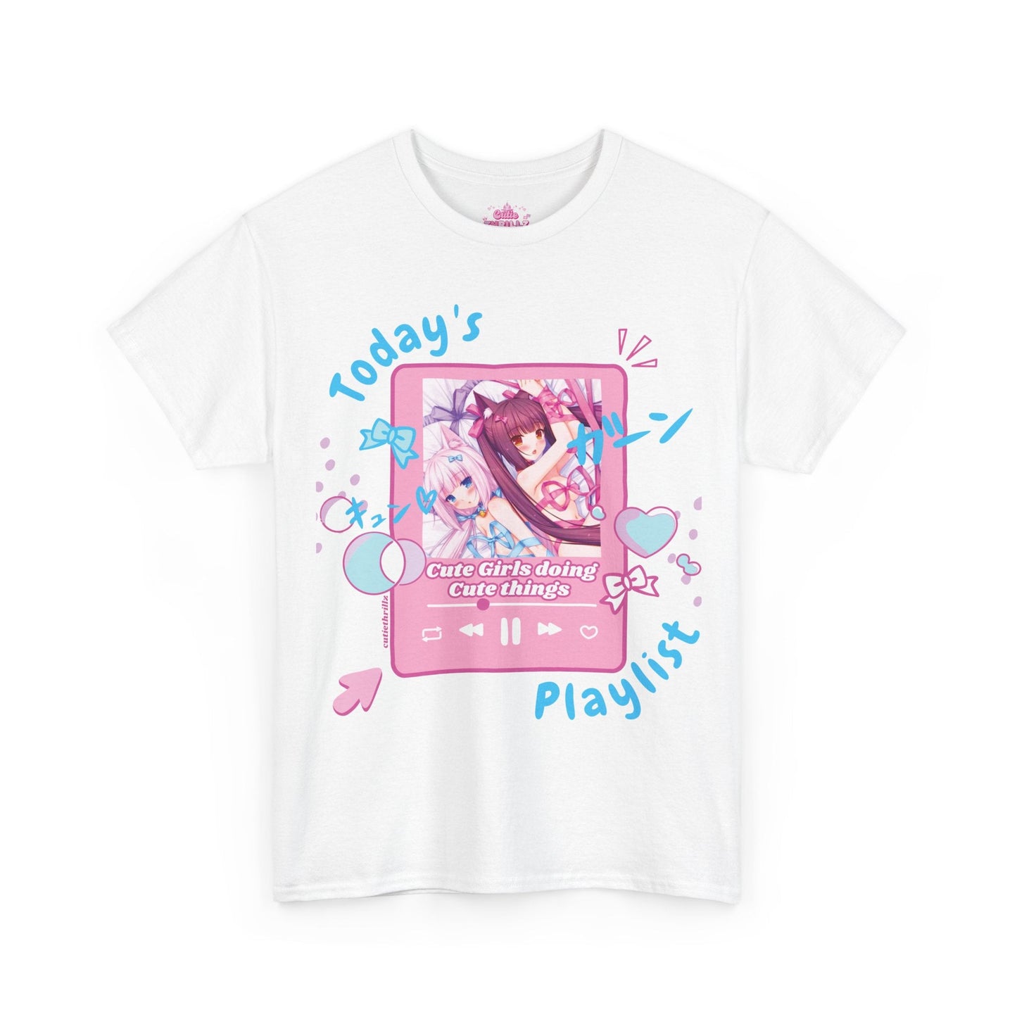 Anime Nekopara T-Shirt with Cute Pastel Design