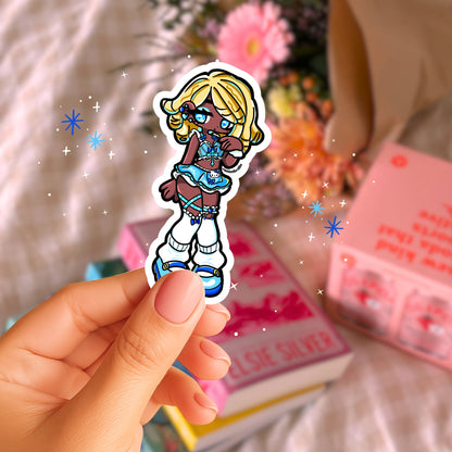 Cute Black anime girl Sticker