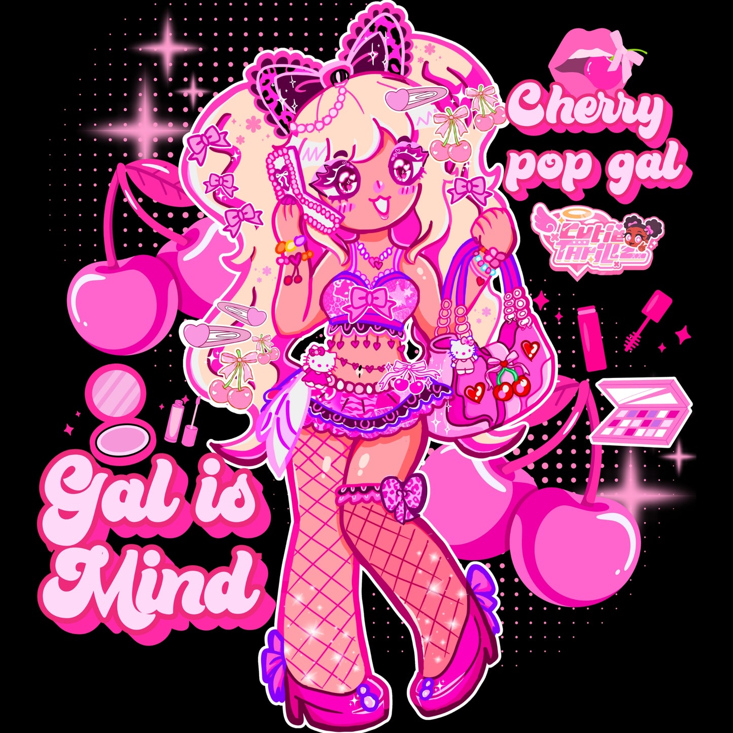 Gal is Mind shirt- Cherrypop gal collab