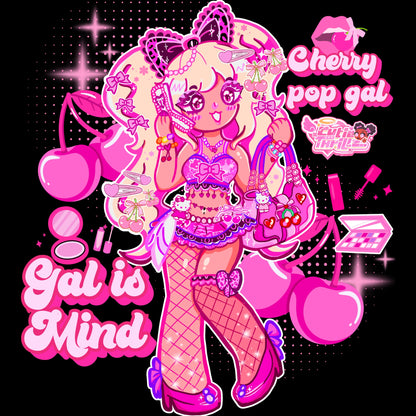 Gal is Mind shirt- Cherrypop gal collab
