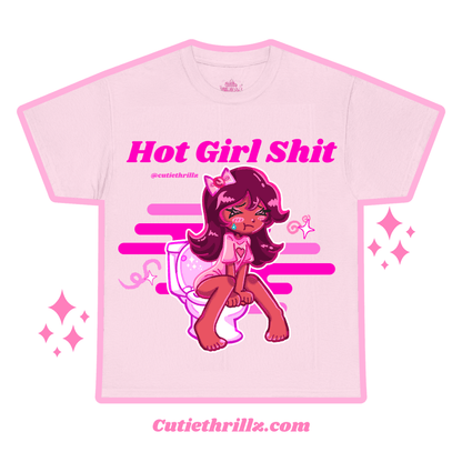 Trendy Hot Girl Sh*t T-shirt for Y2K Fashion Lovers