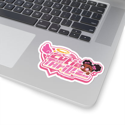 Cutiethrillz Kiss-Cut Sticker