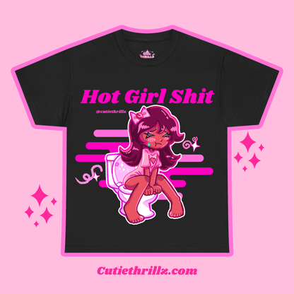 Trendy Hot Girl Sh*t T-shirt for Y2K Fashion Lovers