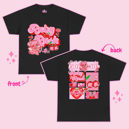 Kawaii Coquette T-Shirt - Ruby Rush Graphic Tee