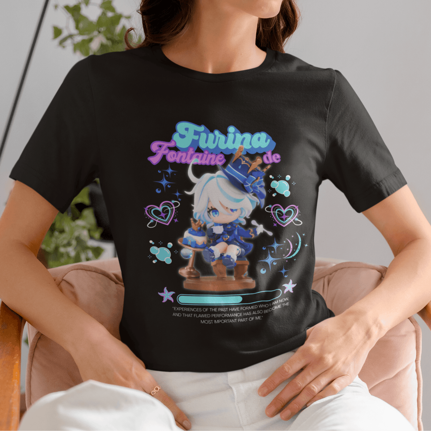 Genshin Impact T-Shirt Featuring Furina