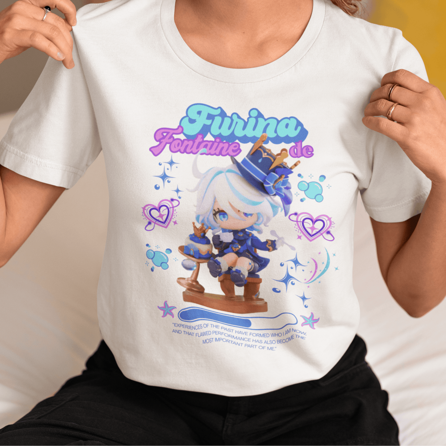 Genshin Impact T-Shirt Featuring Furina