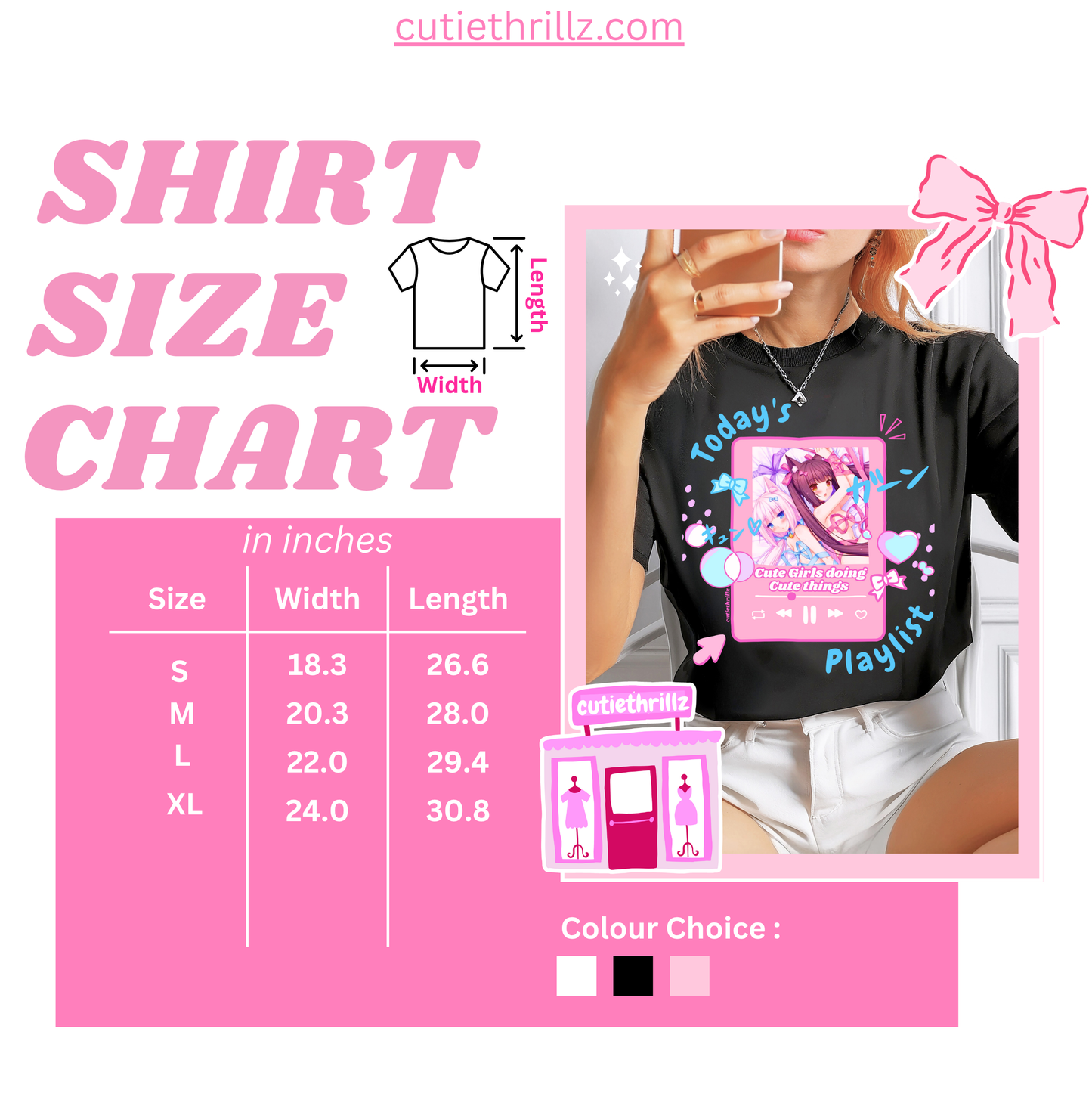 Anime Nekopara T-Shirt with Cute Pastel Design