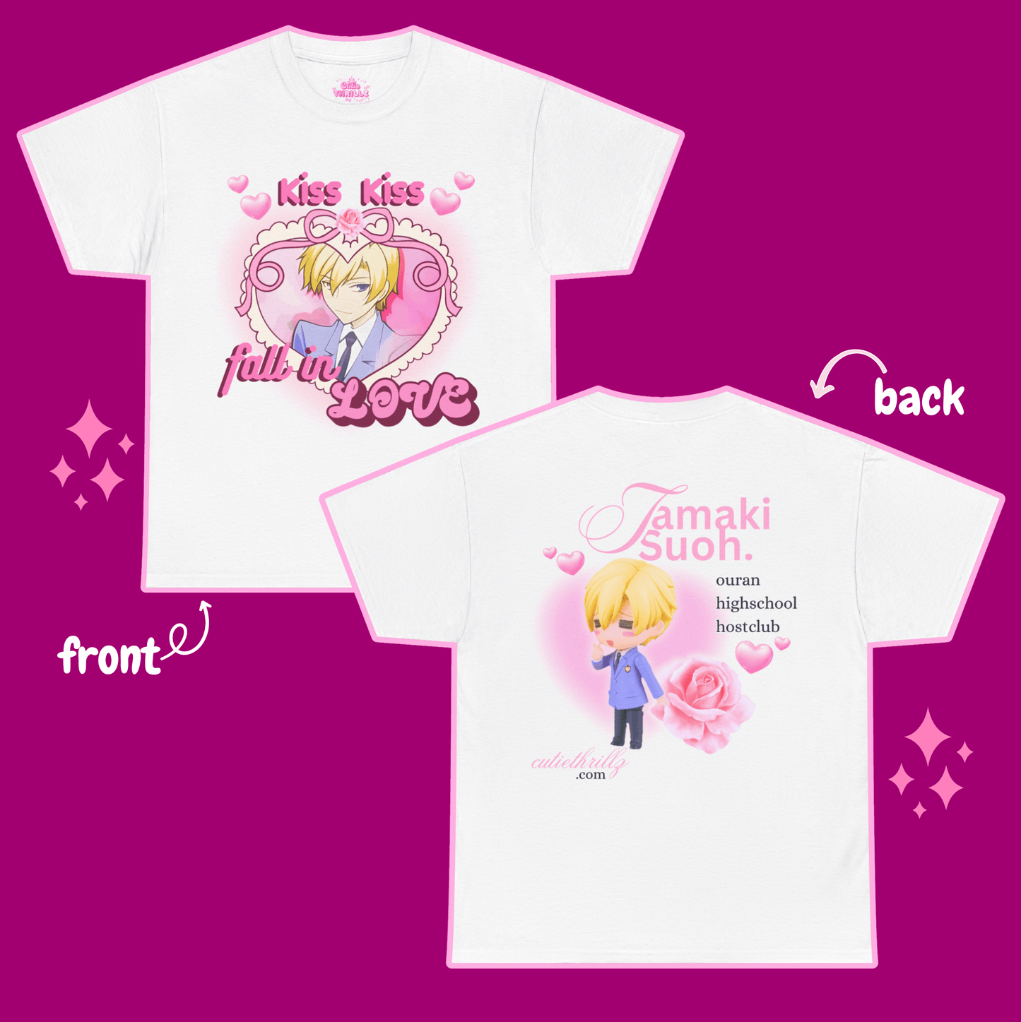 Kiss Kiss Fall in Love Anime T-shirt – Unisex Cotton Tee