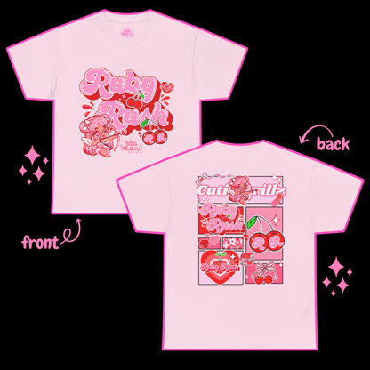 Kawaii Coquette T-Shirt - Ruby Rush Graphic Tee