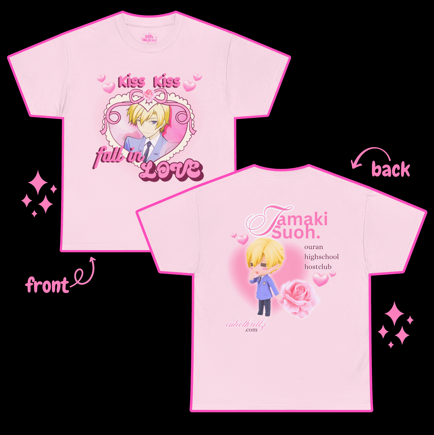 Kiss Kiss Fall in Love Anime T-shirt – Unisex Cotton Tee