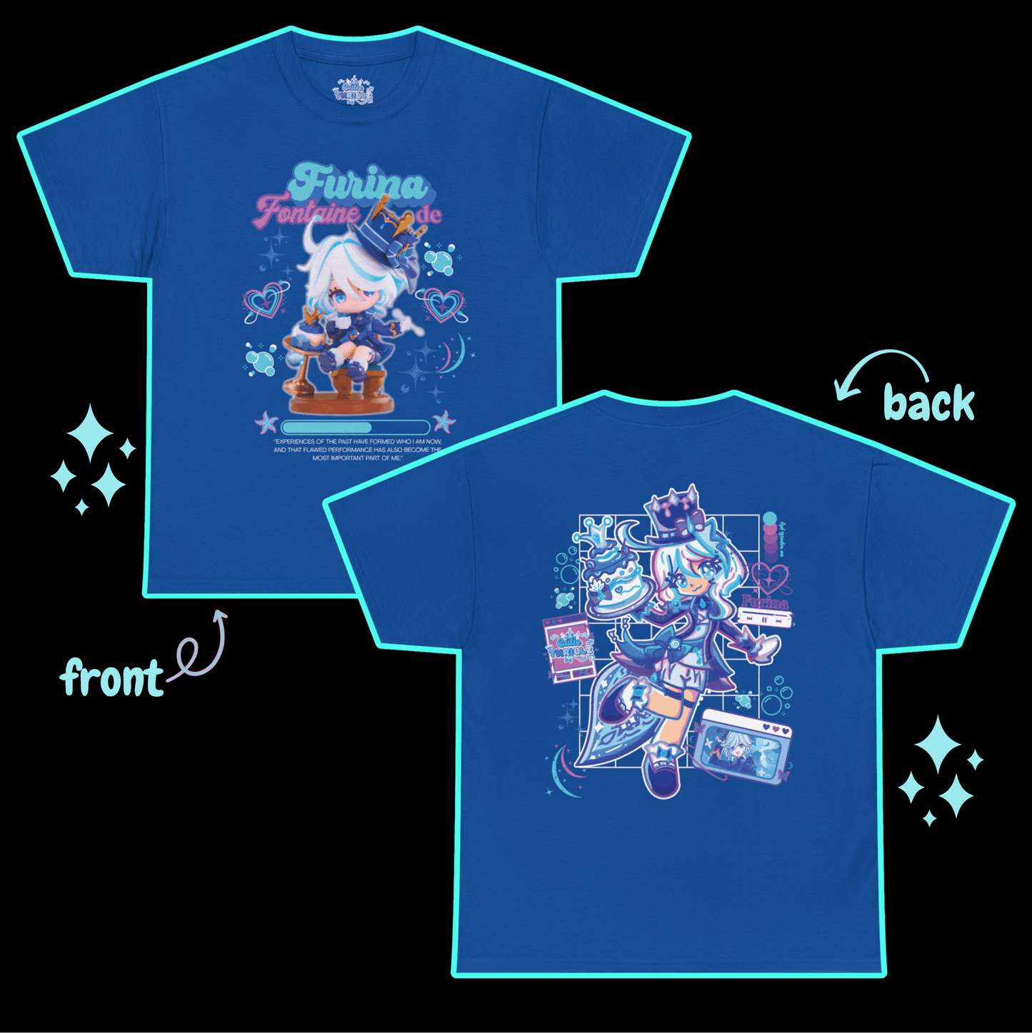 Genshin Impact T-Shirt Featuring Furina