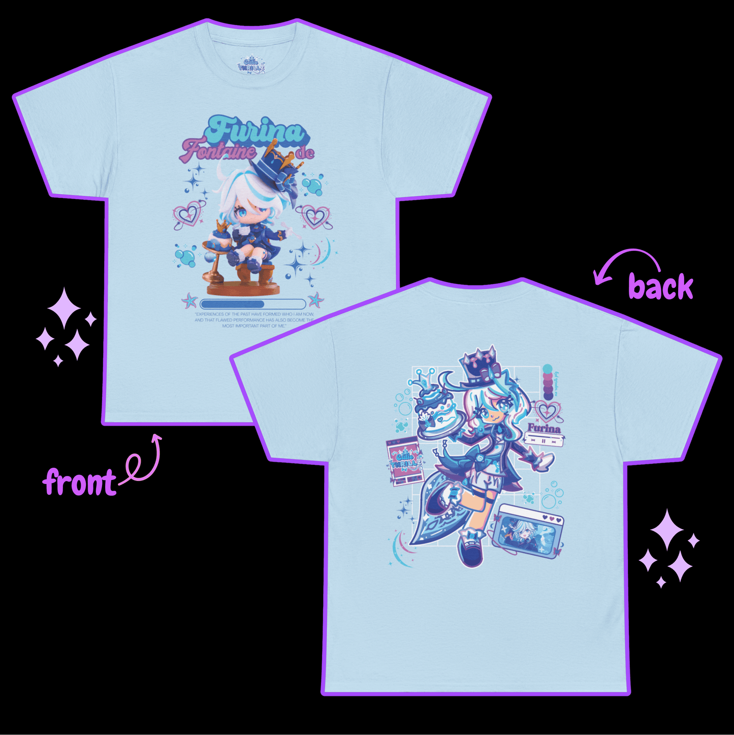 Genshin Impact T-Shirt Featuring Furina