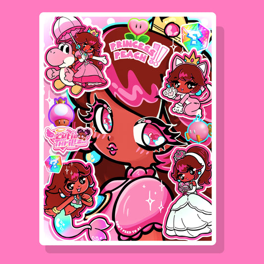 Princess Peach art print