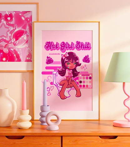 Y2K Aesthetic Art Print by @cutiethrillz