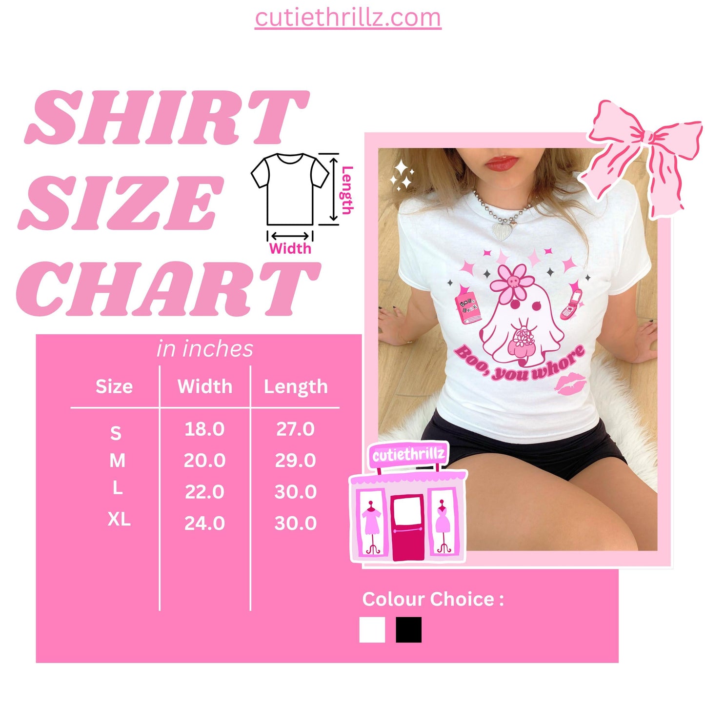 Pink Ghost T-Shirt for Halloween & Everyday Wear