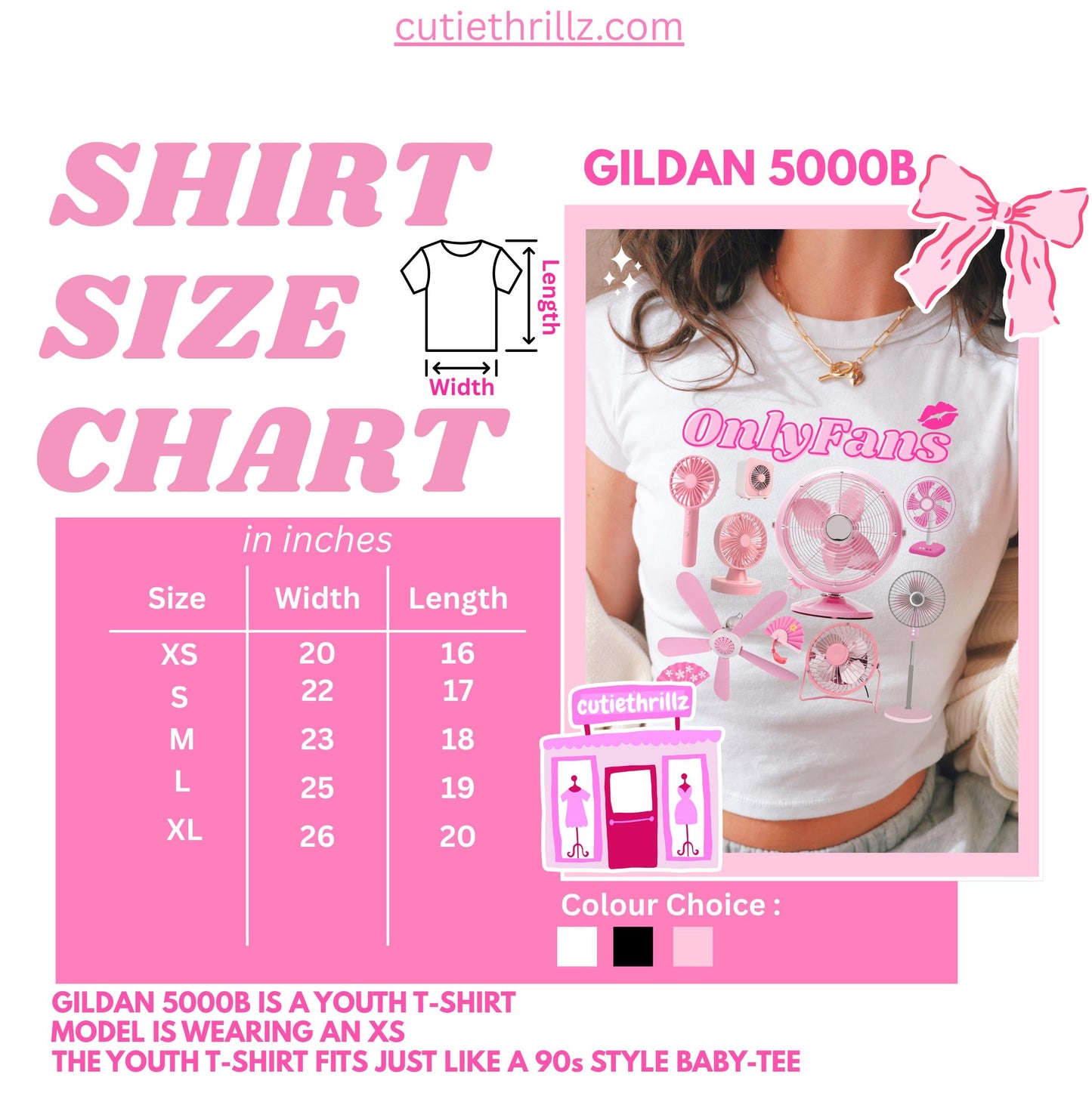 Trendy Y2K Only Fans Pink Crop Baby Tee