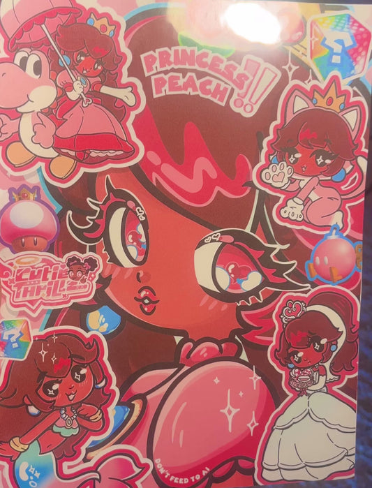 Princess Peach art print